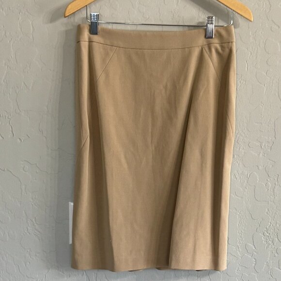 NWT Ann Taylor Beige 2 Piece Skirt Suit - Picture 7 of 12